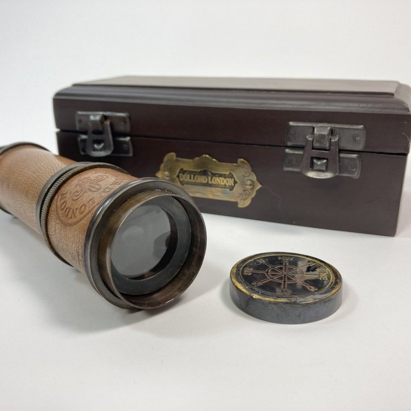 Teleskopický dalekohled DOLLOND LONDON 1920