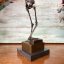 Bronzová socha KOSTLIVEC 31cm