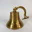 Mosazný lodní zvon CAPTAIN