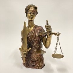 Dekorativní socha SPRAVEDLNOST - JUSTICE 33cm