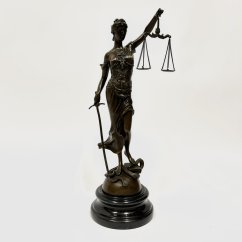 Bronzová socha SPRAVEDLNOST - THEMIS 45cm