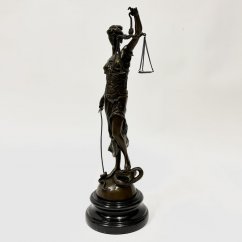 Bronzová socha SPRAVEDLNOST - THEMIS 45cm