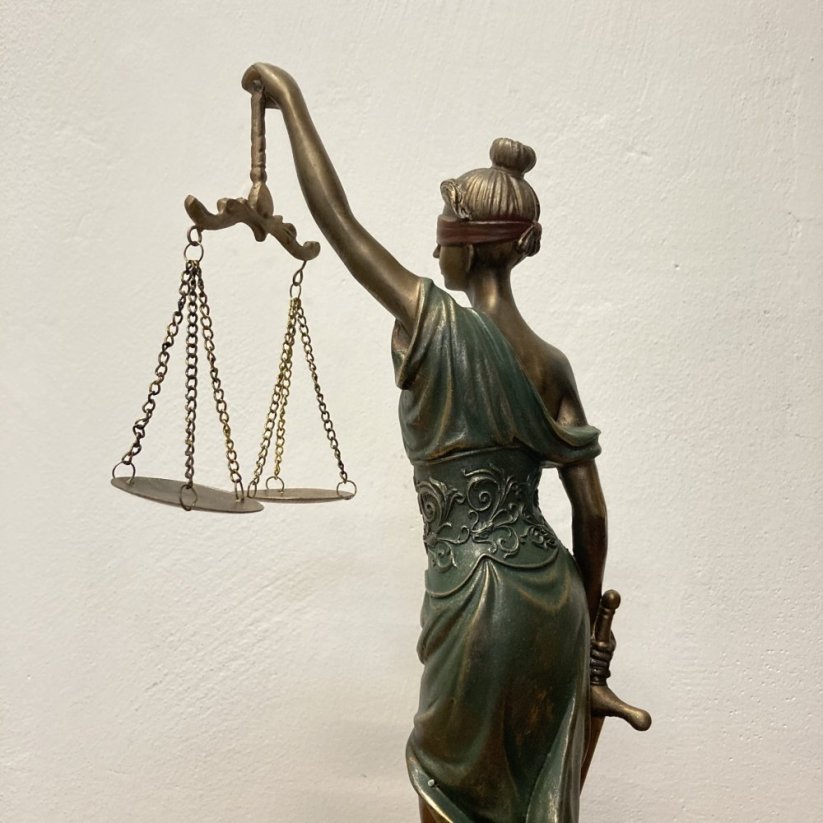Dekorativní socha SPRAVEDLNOST - JUSTICE 52cm