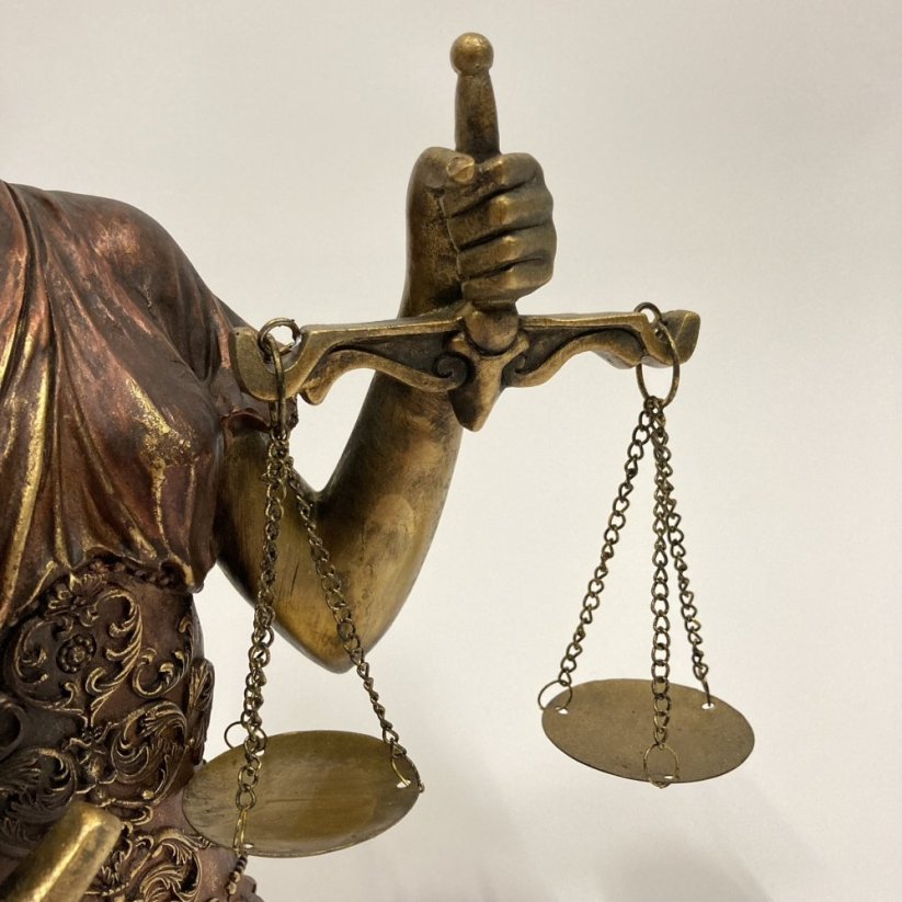 Dekorativní socha SPRAVEDLNOST - JUSTICE 33cm
