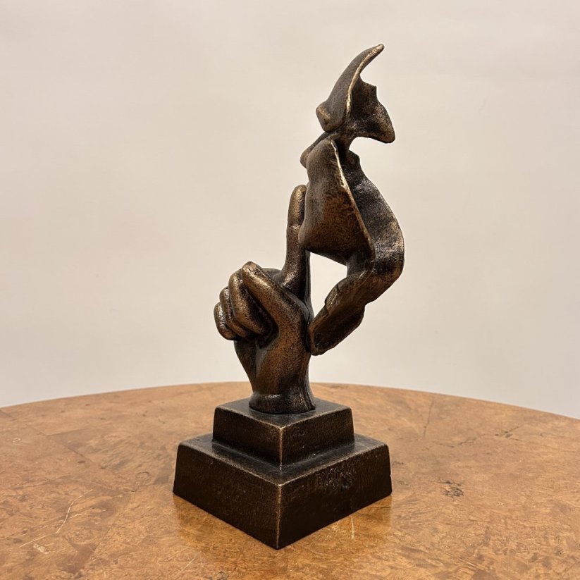 Dekorativní soška Mlčící tvář - Ticho