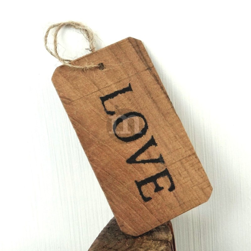 Dřevěná cedulka LOVE  ORVJSW65109