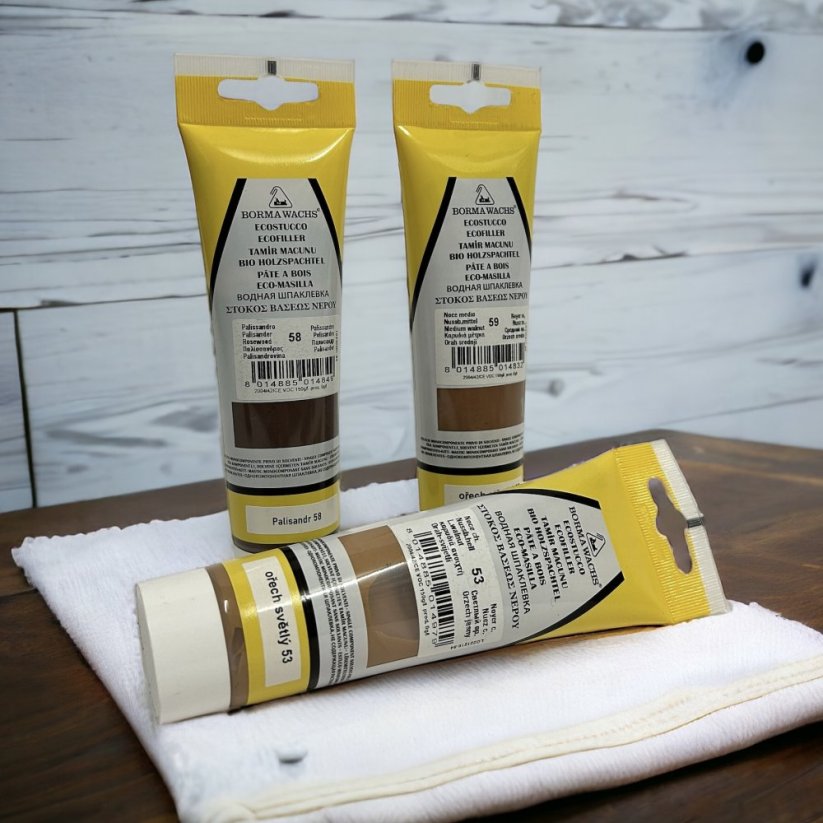 Ecostucco tmel na dřevo v tubě 200g - Odstín: 50 - bílá