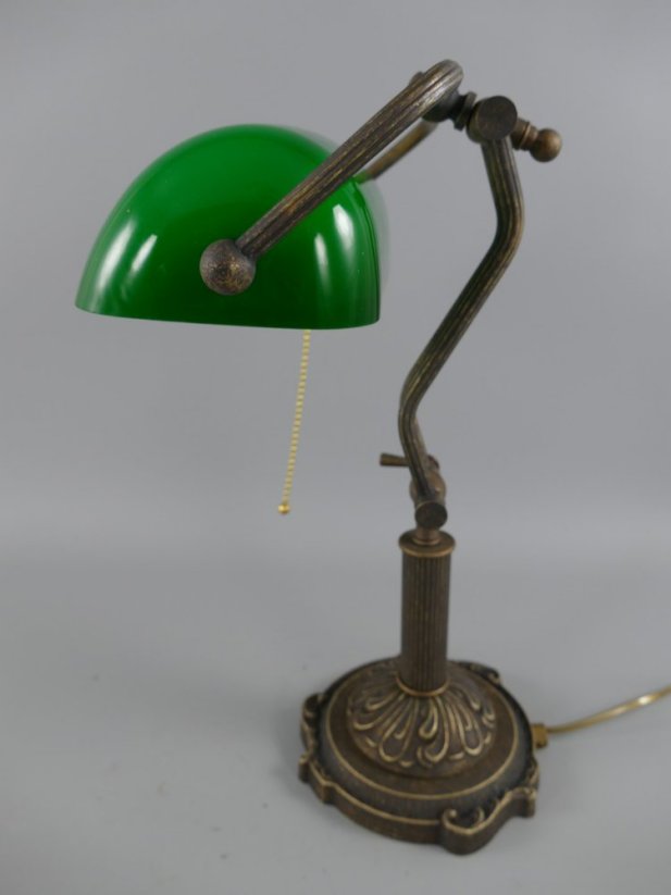 Bankovní lampa - polohovatelná