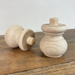 Nábytková soustružená noha 3007 90x85mm
