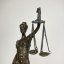 Bronzová socha SPRAVEDLNOST - JUSTICE 33,5cm