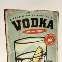 Plechová cedule VODKA Limited Edition 40x30cm