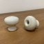Nábytková porcelánová knopka - Průměr celkový: 32 mm