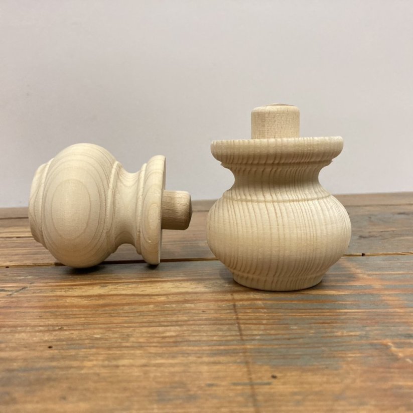 Nábytková soustružená noha 3004 60x60mm
