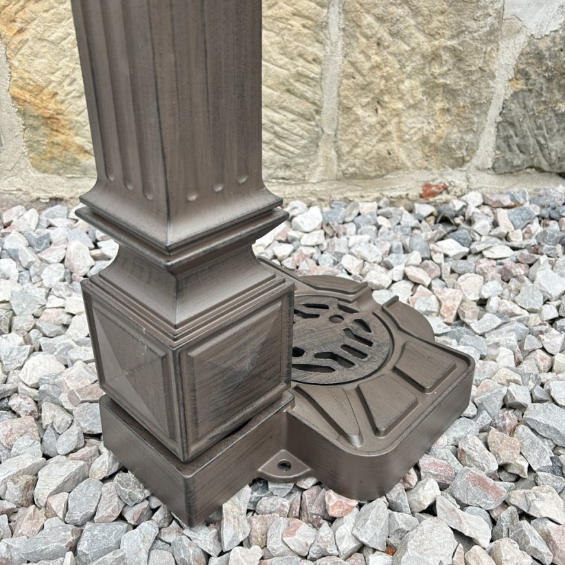 Zahradní kašna SLOUPEK 81cm - hliník ( hnědá )