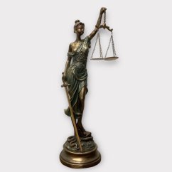Dekorativní socha SPRAVEDLNOST - JUSTICE 52cm