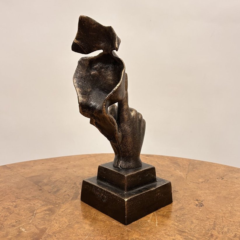 Dekorativní soška Mlčící tvář - Ticho