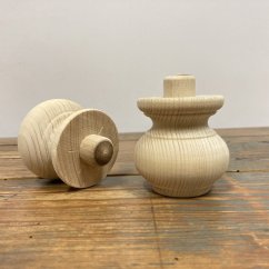 Nábytková soustružená noha 3004 60x60mm