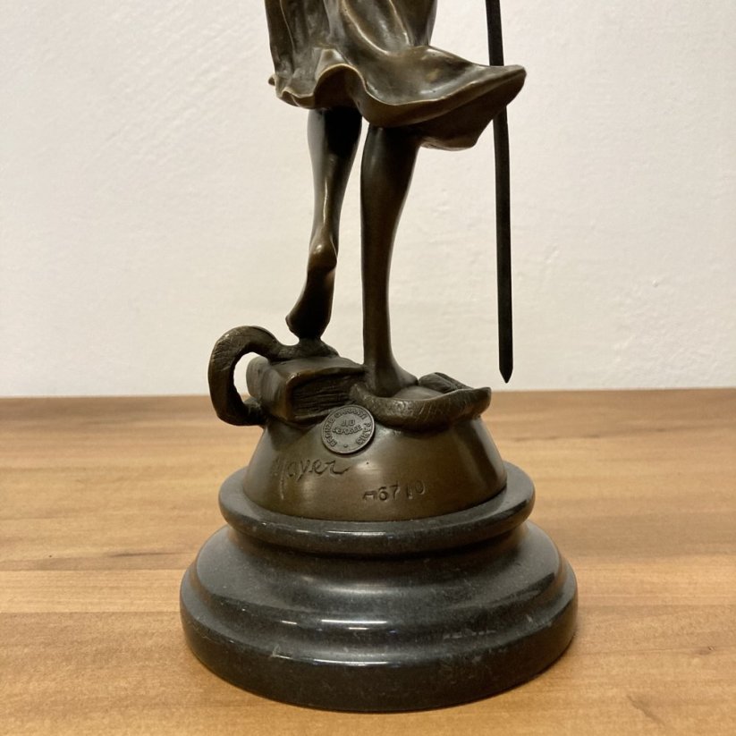 Bronzová socha SPRAVEDLNOST - JUSTICE 40cm