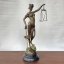 Bronzová socha SPRAVEDLNOST - JUSTICE 38cm