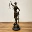 Bronzová socha SPRAVEDLNOST - JUSTICE 40cm