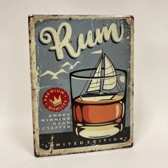 Plechová cedule RUM Limited Edition 40x30cm