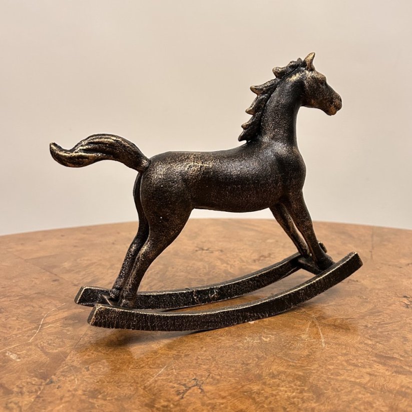 Litinová dekorace HOUPACÍ KŮŇ