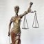 Bronzová socha SPRAVEDLNOST - JUSTICE 38cm