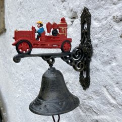 Litinový zvon, zvonek HASIČI