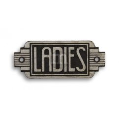 Kovová cedulka LADIES