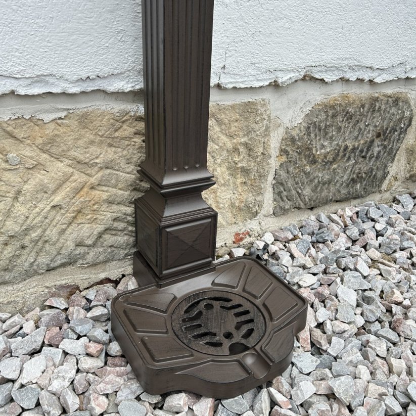 Zahradní kašna SLOUPEK 81cm - hliník ( hnědá )