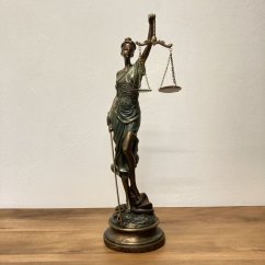 Dekorativní socha SPRAVEDLNOST - JUSTICE 52cm