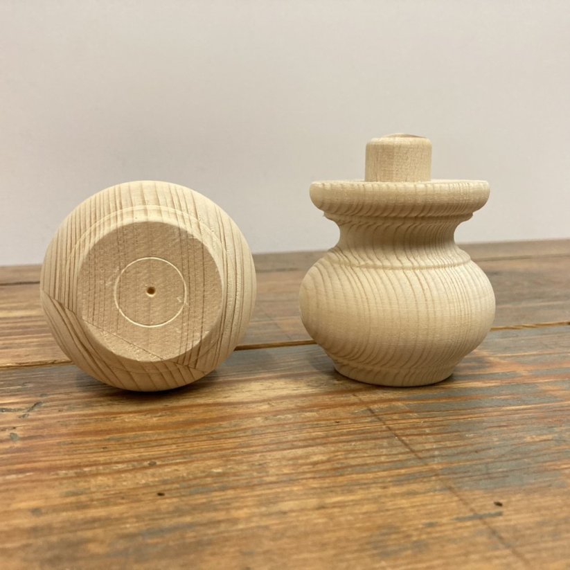 Nábytková soustružená noha 3004 60x60mm
