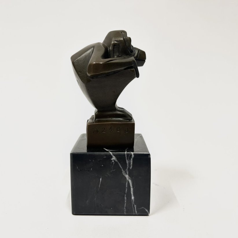Bronzová socha OPICE - ART DECO