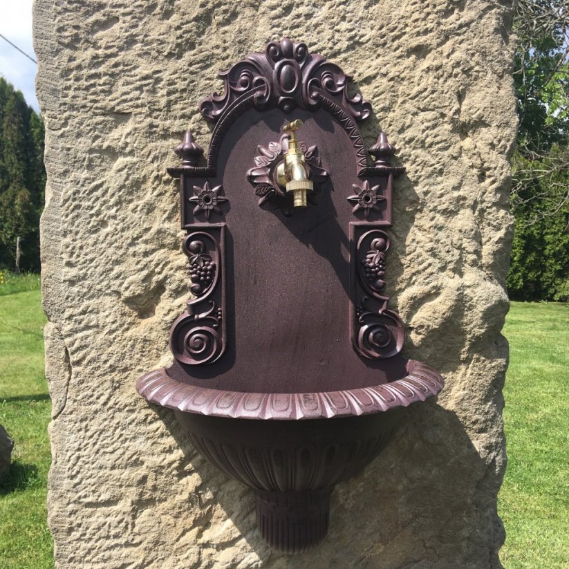 Zahradní výlevka KLASIK 61cm - hliník ( hnědá )