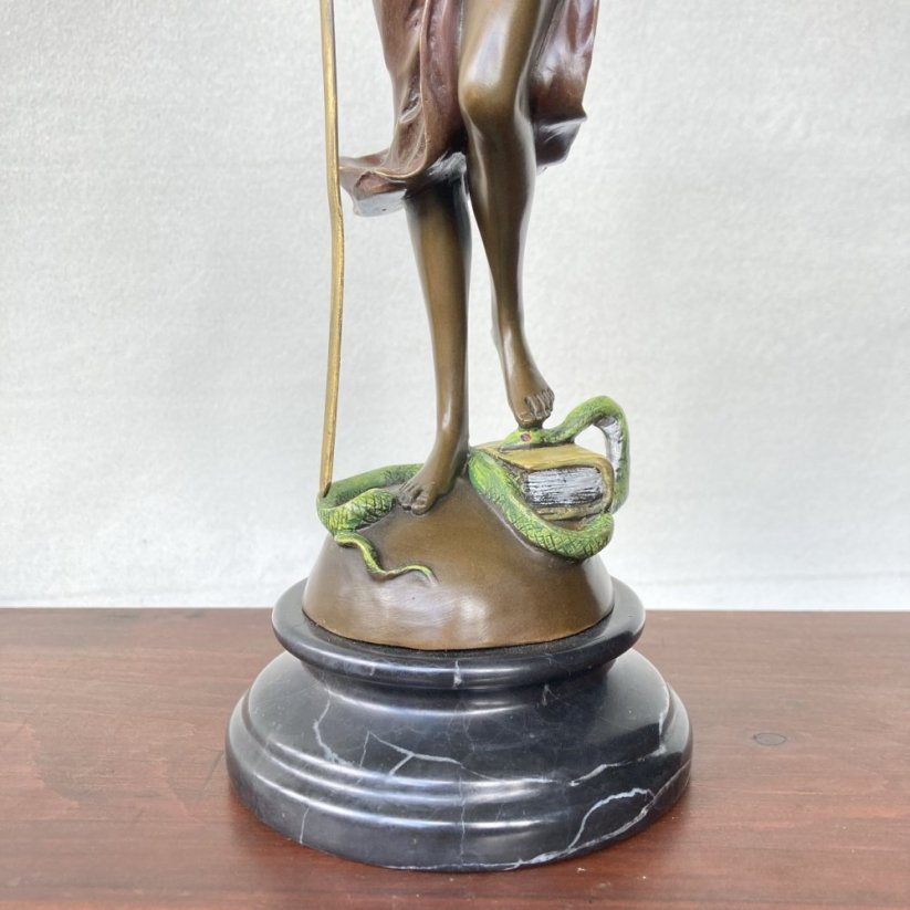 Bronzová socha SPRAVEDLNOST - JUSTICE 38cm