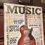 Plechová cedule MUSIC 40,5x30,5cm