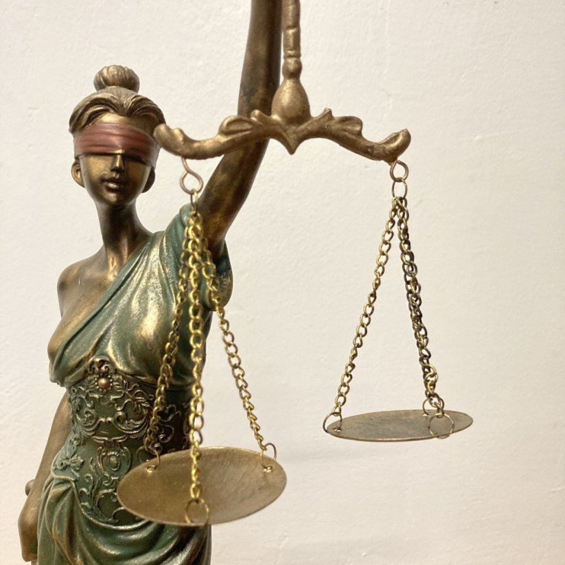 Dekorativní socha SPRAVEDLNOST - JUSTICE 52cm