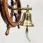 Kormidelní kolo s mosazným zvonem