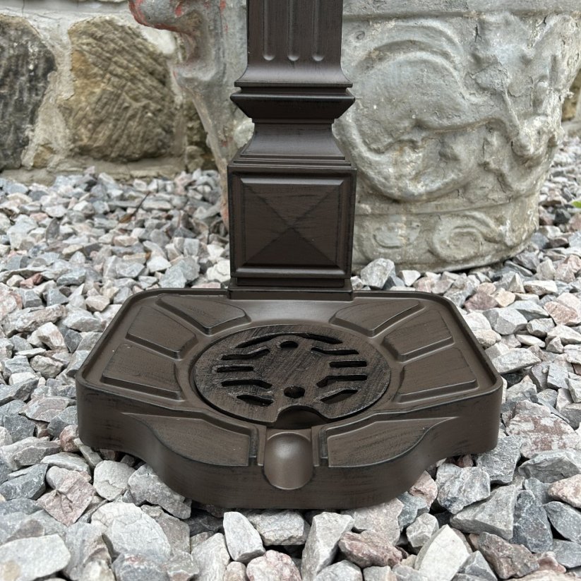 Zahradní kašna SLOUPEK 81cm - hliník ( hnědá )