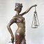 Bronzová socha SPRAVEDLNOST - JUSTICE 38cm