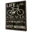Plechová cedule BICYCLE 33x25cm