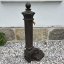 Zahradní kašna SLOUPEK 81cm - hliník ( hnědá )