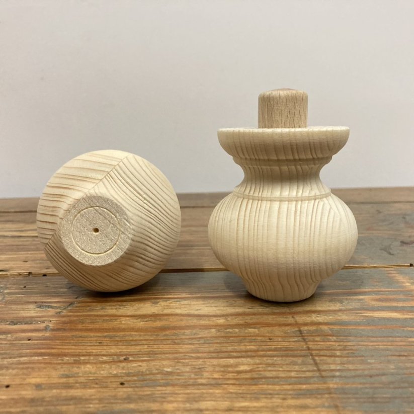 Nábytková soustružená noha 3009 70x60mm