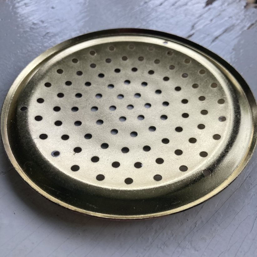 Nábytkové sítko MOSAZNÉ - Průměr: 100 mm