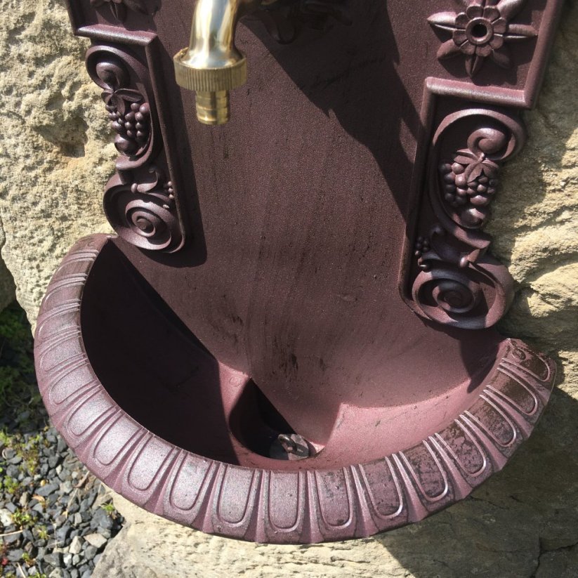 Zahradní výlevka KLASIK 61cm - hliník ( hnědá )