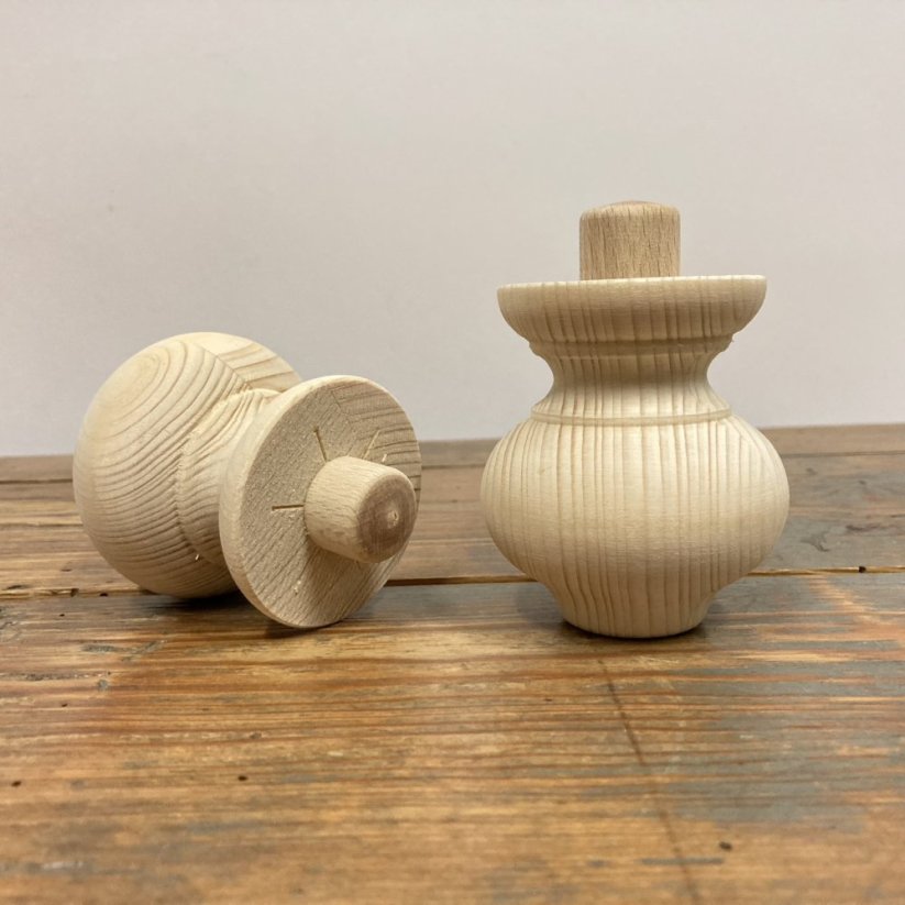 Nábytková soustružená noha 3009 70x60mm