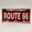 Plechová cedule ROUTE 66 15x30cm