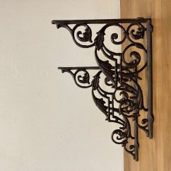 Policové konzole - podpěry 33x27cm