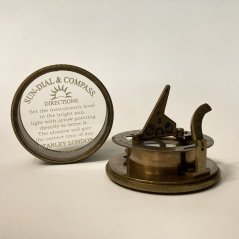 Sluneční hodiny s kompasem STANLEY LONDON 1885