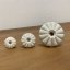 Nábytková porcelánová knopka KLASIK - Průměr celkový: 30 mm